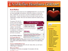 Tablet Screenshot of acidreflux-heartburn-gerd.net